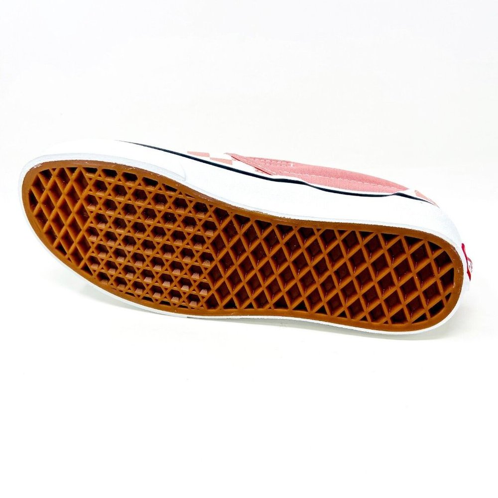 Vans Classic Slip On (Checkerboard) Rosette True White Womens Size 5.5 - Picture 5 of 5